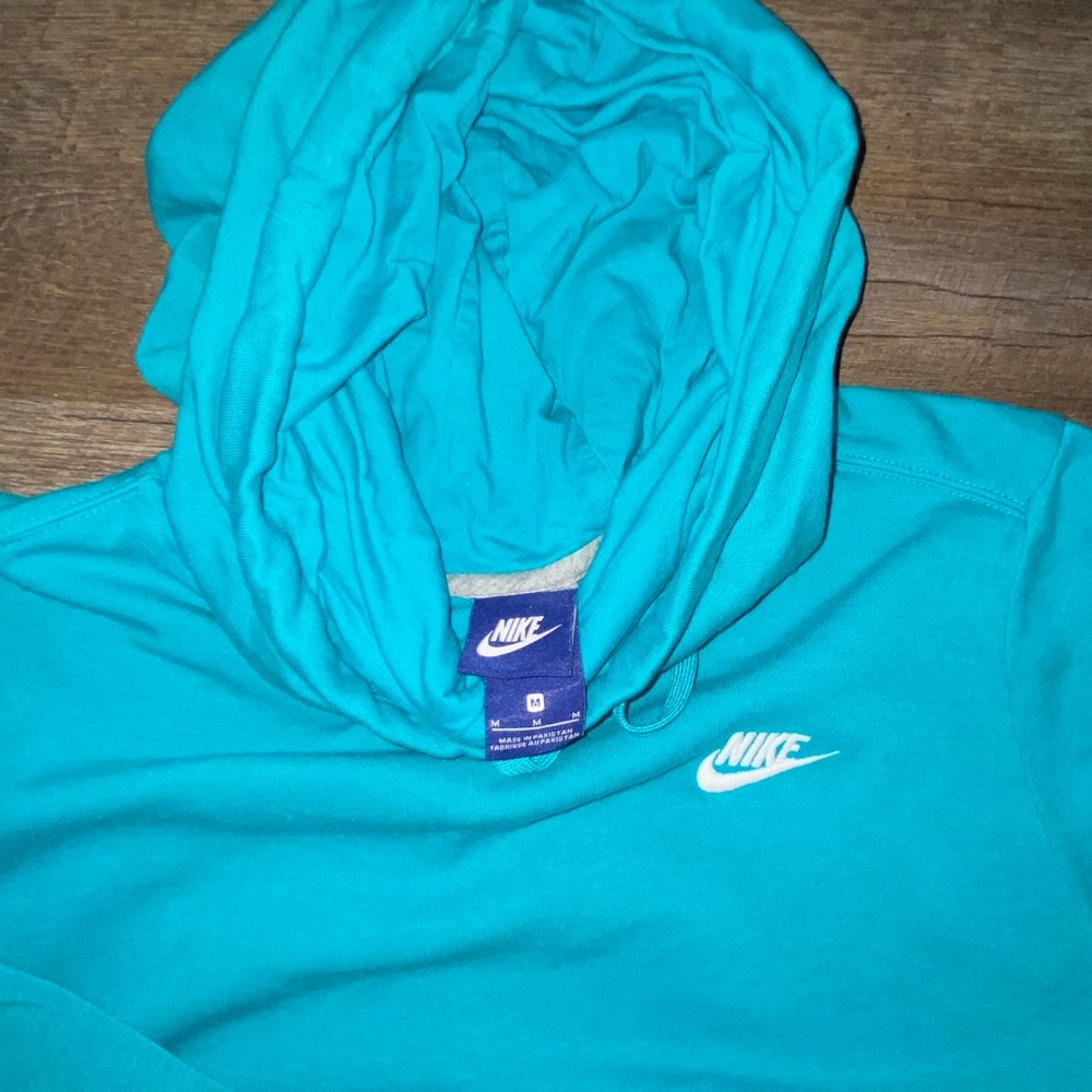 Teal Nike hoodie